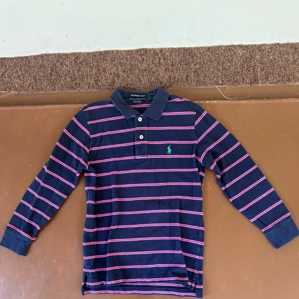 Ralph Lauren Sport long sleeved “The skinny polo” shirt. Boys Medium. NWOT.